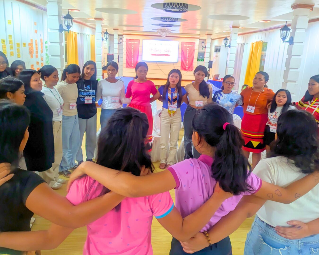 Collective care moment in Bukidnon