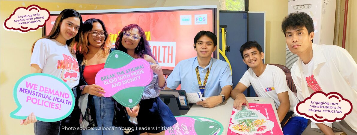 Young people championing menstrual health
